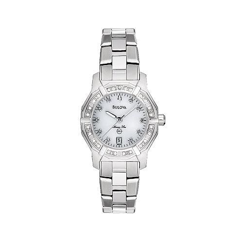 Women's Marine Star Diamond Watch 96R114 - Bulova - Modalova