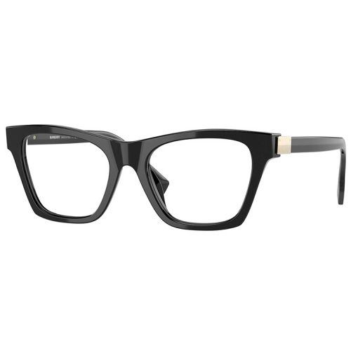Women's Eyeglasses - Black Acetate Full Rim Frame, 52 mm / 0BE2355 3001 - BURBERRY - Modalova