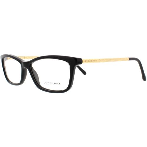 Women's Eyeglasses - Black Plastic Cat Eye Frame / 0BE2190 3001 - BURBERRY - Modalova