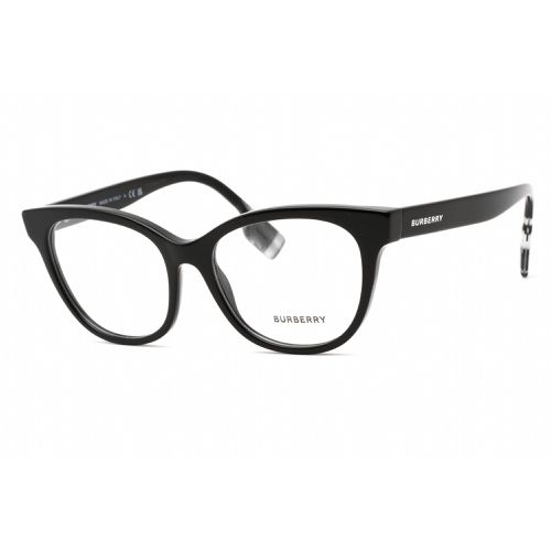 Women's Eyeglasses - Full Rim Cat Eye Black Plastic Frame / 0BE2375 3001 - BURBERRY - Modalova