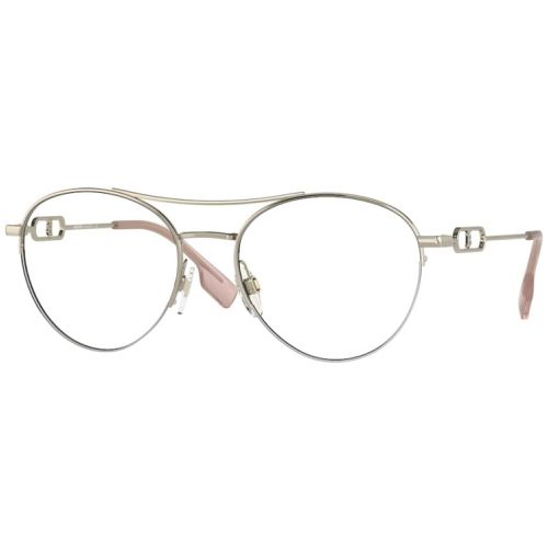Women's Eyeglasses - Metal Round Frame Demo Lens / 0BE1354 1321 - BURBERRY - Modalova