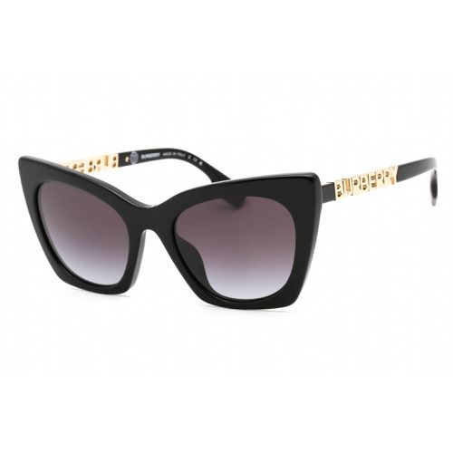 Women's Sunglasses - Black Cat Eye Frame Grey Gradient Lens / 0BE4372U 30018G - BURBERRY - Modalova