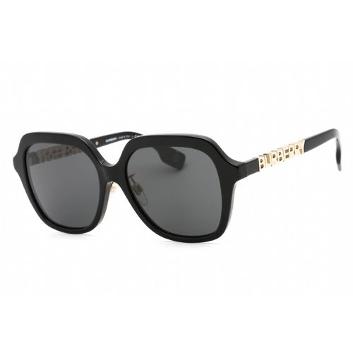 Women's Sunglasses - Black Rectangular Frame Grey Lens / 0BE4389F 300187 - BURBERRY - Modalova