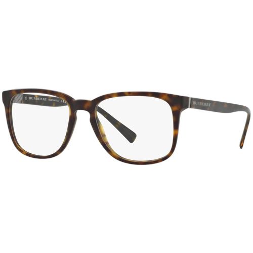 Men's Eyeglasses - Matt Dark Havana Square Frame / 0BE2239 3536 - BURBERRY - Modalova