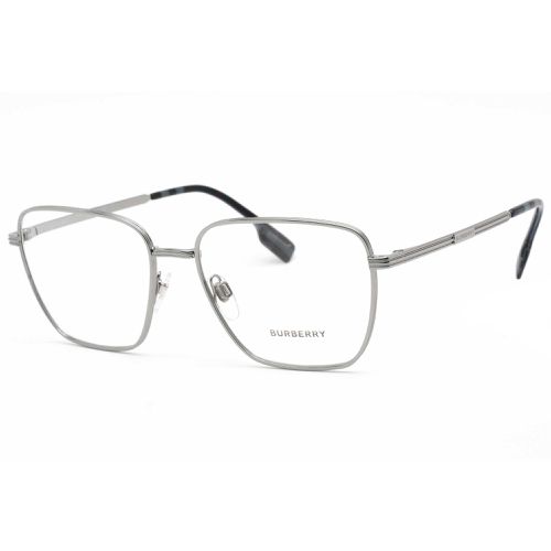 Men's Eyeglasses - Gunmetal Square Full Rim Metal Frame / 0BE1368 1003 - BURBERRY - Modalova