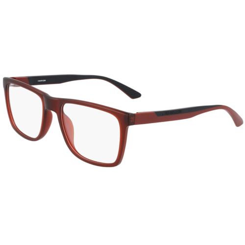 Men's Eyeglasses - Matt Crystal Deep Red Frame / CK21505 601 - Calvin Klein - Modalova