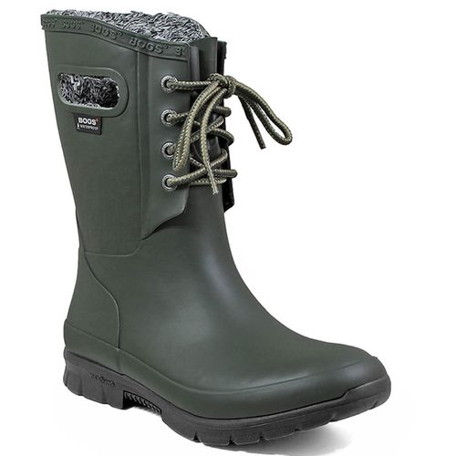 Women's Boots - Amanda Plush Rain, Dark Green (72103-301) - Bogs - Modalova