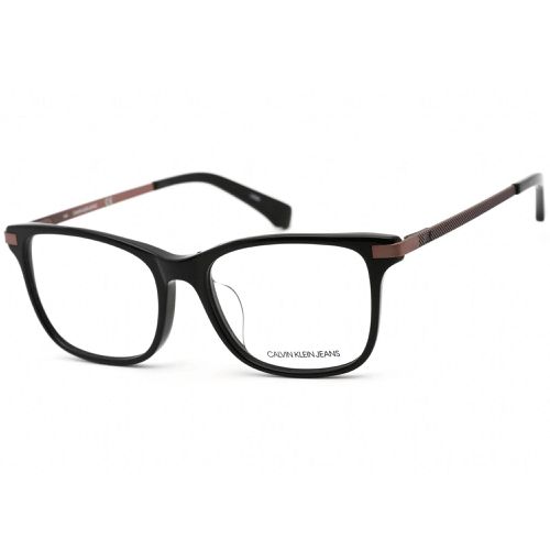 Unisex Eyeglasses - Black Frame with Copper Temple / CKJ492AF 001 - Calvin Klein Jeans - Modalova