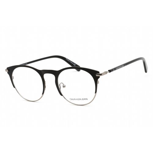 Unisex Eyeglasses - Matte Black Plastic Round Frame / CKJ19313 001 - Calvin Klein Jeans - Modalova