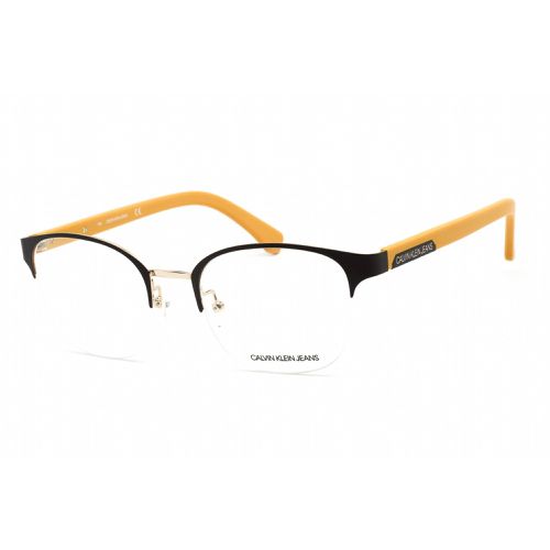 Unisex Eyeglasses - Matte Espresso Metal Oval Frame / CKJ480AF 246 - Calvin Klein Jeans - Modalova