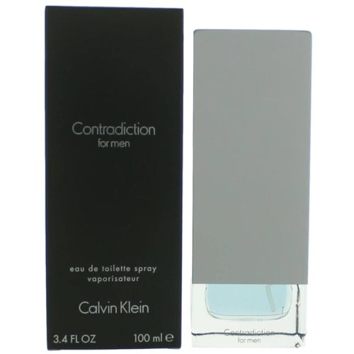 Men's Eau De Toilette Spray - Contradiction Oriental Scent, 3.4 oz - Calvin Klein - Modalova