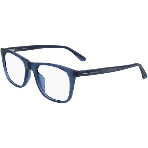 Men's Eyeglasses - Crystal Blue Square Frame / CK20526 405 - Calvin Klein - Modalova