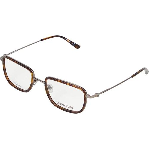 Men's Eyeglasses - Dark Tortoise Metal Frame / CK20107 235 - Calvin Klein - Modalova
