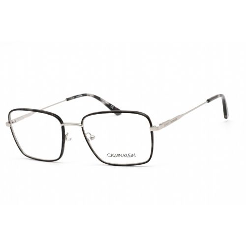 Men's Eyeglasses - Rectangular Charcoal Tortoise Frame / CK20114 022 - Calvin Klein - Modalova