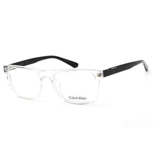 Men's Eyeglasses - Shiny Crystal Plastic Rectangular Frame / CK20531 971 - Calvin Klein - Modalova