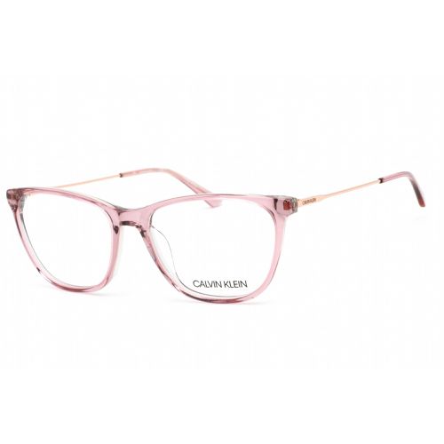 Women's Eyeglasses - Crystal Mauve Laminate Zyl Round Frame / CK18706 535 - Calvin Klein - Modalova