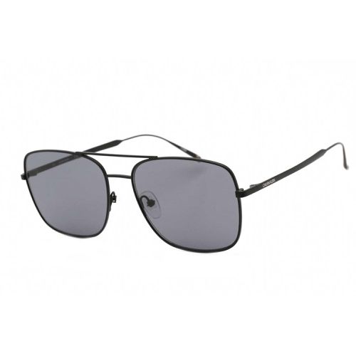 Women's Sunglasses - Grey Lens Full Rim Rectangular / CK19153S 001 - Calvin Klein - Modalova