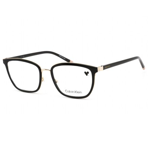 Unisex Eyeglasses - Black Square Full Rim Frame Clear Lens / CK5453 001 - Calvin Klein - Modalova