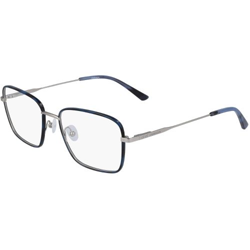 Unisex Eyeglasses - Navy Tortoise Square Frame / CK20114 456 - Calvin Klein - Modalova