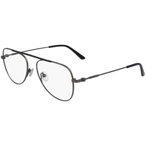 Unisex Eyeglasses - Satin Gunmetal Pilot Frame / CK19152 008 - Calvin Klein - Modalova