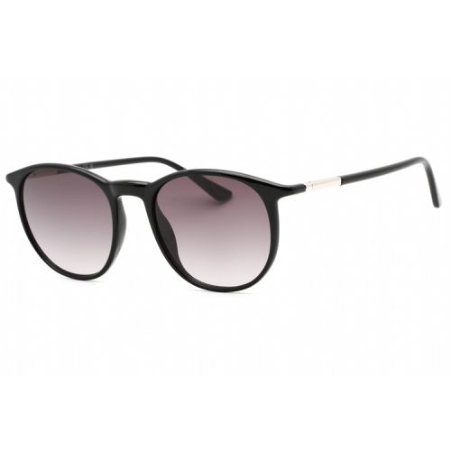 Unisex Sunglasses - Full Rim Black Plastic Round Frame / CK22537S 001 - Calvin Klein - Modalova