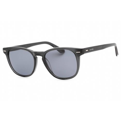 Unisex Sunglasses - Full Rim Slate Plastic Round Frame / CK22515S 059 - Calvin Klein - Modalova