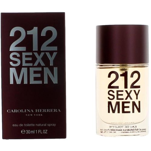 Men's Eau De Toilette Spray - 212 Sexy Captivating Aroma, 1 oz - Carolina Herrera - Modalova