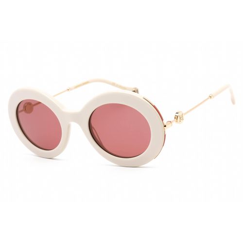 Unisex Sunglasses - Ivory Plastic Round Frame / CH 0020/S 0SZJ 4S - Carolina Herrera - Modalova