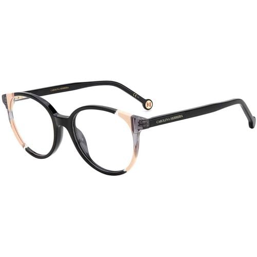 Women's Eyeglasses - Black and Nude Acetate Frame / CH 0067 0KDX 00 - Carolina Herrera - Modalova