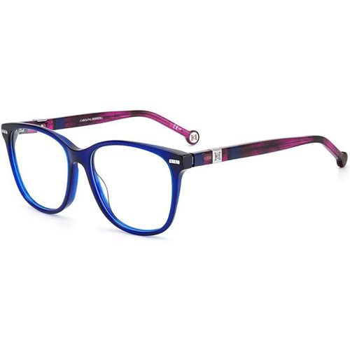 Women's Eyeglasses - Blue and Violet Square Frame / CH 0050 0WOI 00 - Carolina Herrera - Modalova