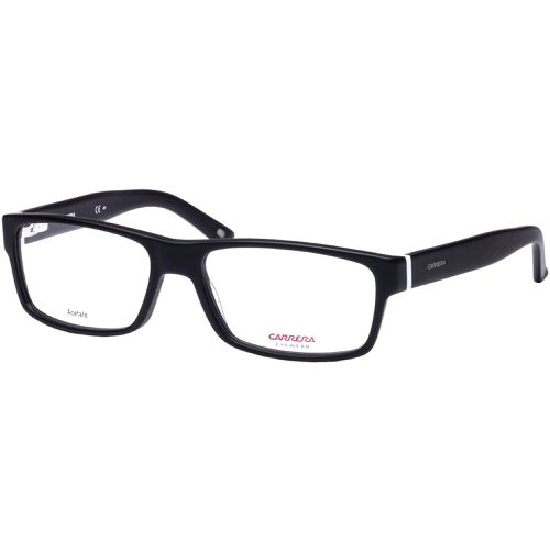 Men's Eyeglasses - Matte Black and White Rectangular Frame / Ca 6180 0OFZ 00 - Carrera - Modalova