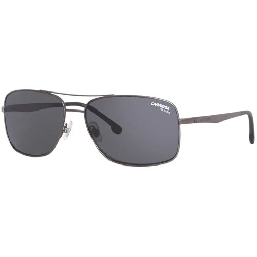 Men's Sunglasses - Matte Ruthenium Metal Full Rim Pilot Frame / CA8040S 0R80 - Carrera - Modalova