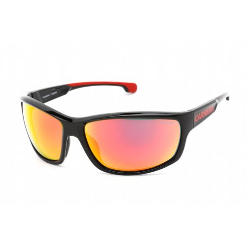 Men's Sunglasses - Red and Black Rectangular / CARDUC 002/S 00A4 UZ - Carrera Ducati - Modalova