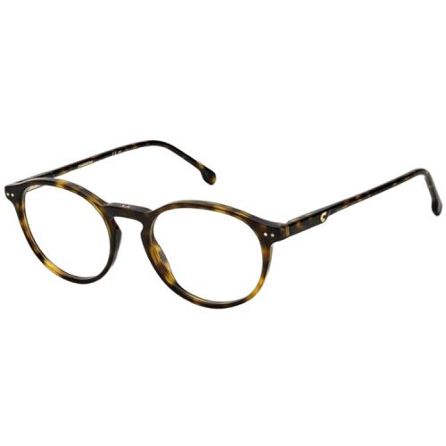 Unisex Eyeglasses - Full Rim Havana Plastic Round Frame / 2026T 0086 - Carrera - Modalova