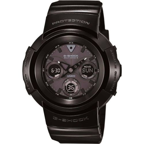 Men's Watch - G-Shock Analog-Digital Black Dial Resin Strap / AWGM510BB-1A - Casio - Modalova