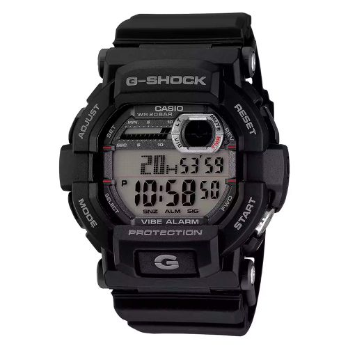 Men's Watch - G-Shock Black and Grey Digital Dial Black Resin Strap / GD350-1 - Casio - Modalova