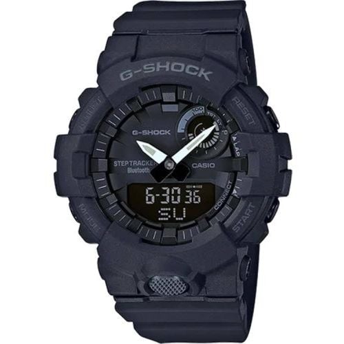 Men's Watch - G-Shock G-Squad Black Ana-Digi Dial Resin Strap / GBA-800-1ACR - Casio - Modalova