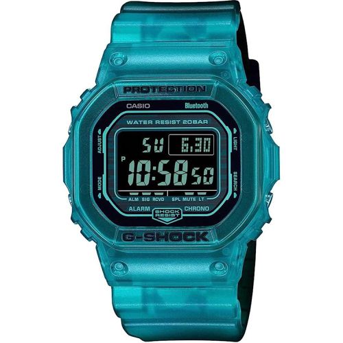 Men's Digital Watch - G-Shock Quartz Blue and Black Dial Strap / DWB5600G-2 - Casio - Modalova
