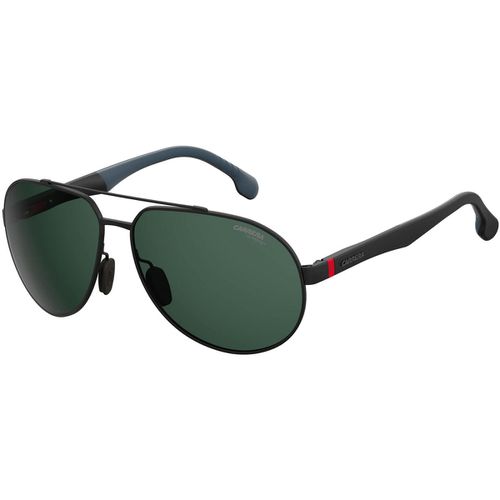Men's Sunglasses - Black Ruthenium and Dark Gray Frame / 8025-S-0O6W-QT - Carrera - Modalova