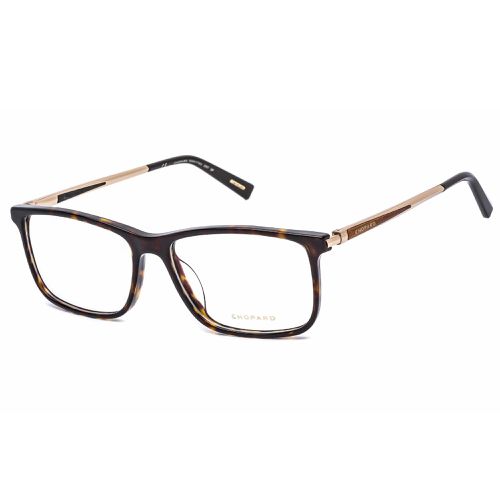 Unisex Eyeglasses - Shiny Dark Havana Plastic Frame Clear Lens / VCH269 0722 - Chopard - Modalova
