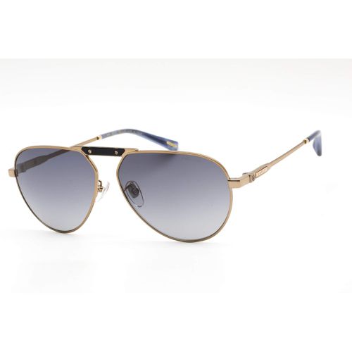 Unisex Sunglasses - Gradient Lens Shiny Gold/Blue Metal Frame SCHF80 08FF - Chopard - Modalova