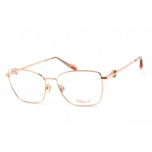 Women's Eyeglasses - Clear Lens Gold Metal Cat Eye Shape Frame / VCHF50S 08FC - Chopard - Modalova