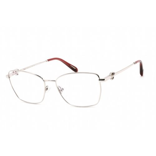 Women's Eyeglasses - Clear Lens Grey Metal Cat Eye Shape Frame / VCHF50S 0579 - Chopard - Modalova