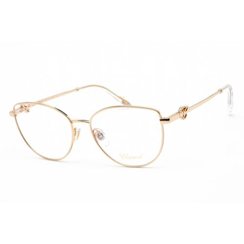 Women's Eyeglasses - Shiny Rose Gold Metal Cat Eye Shape Frame / VCHF51S 0300 - Chopard - Modalova