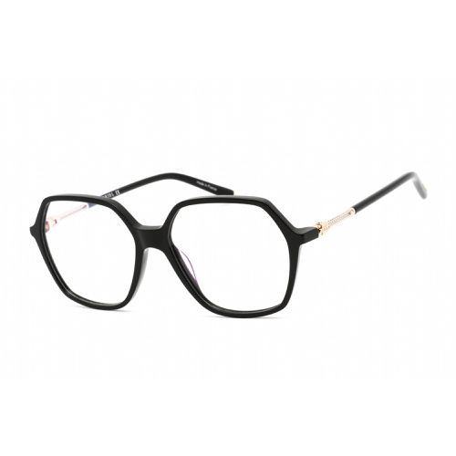 Men's Eyeglasses - Clear Lens Black Acetate Square Shape Frame / PC71037 C01 - Charriol - Modalova