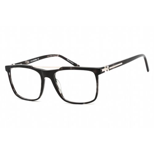 Men's Eyeglasses - Clear Lens Grey Marble Acetate Square Frame / PC75067 C03 - Charriol - Modalova