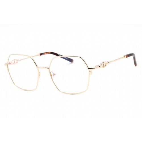 Men's Eyeglasses - Full Rim Shiny Gold Hexagon Metal Frame / PC71049 C01 - Charriol - Modalova