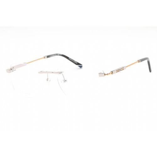 Men's Eyeglasses - Rimless Shiny Argent/Gold Titanium Frame / PC75104 C02 - Charriol - Modalova