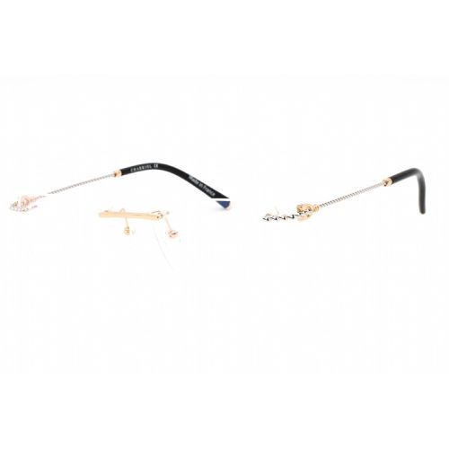 Men's Eyeglasses - Rimless Shiny Gold/Silver Titanium Frame / PC75098 C03 - Charriol - Modalova