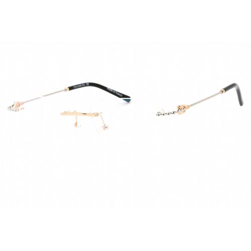 Men's Eyeglasses - Rimless Shiny Gold/Silver Round Titanium / PC75099 C03 - Charriol - Modalova